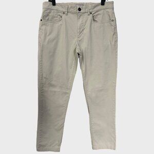 Hickey Freeman Khakis Chino Pants Beige Men's Size 32X30 Slim-Straight Fit